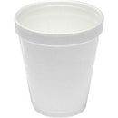 Medico Foam Cups White 237ml - Pkt 25 [Medical Use Only]
