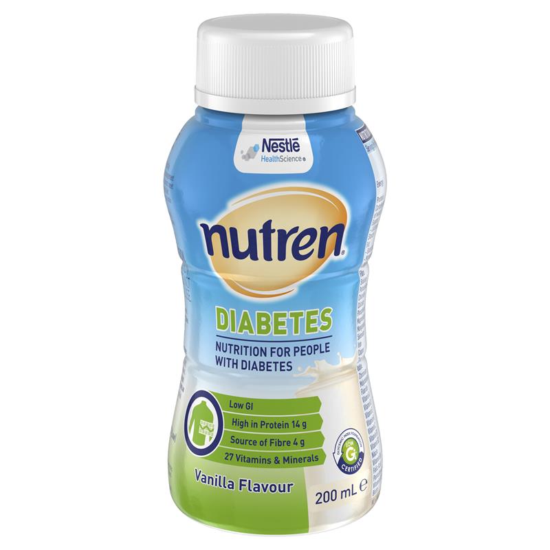 Nutren Diabetes 200ml Vanilla - Ctn 24