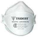 Trident P2 Level 3 Respirator Regular Size w/ Headbands - Box 20