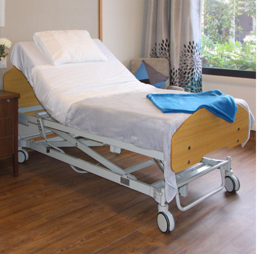 SILEO AGED CARE BED Standard, Golden Oak Panels